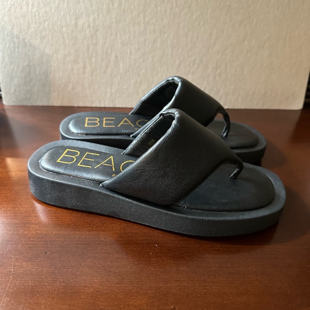 Beach By Matisse Black Slide Sandals - Picture 2 of 9